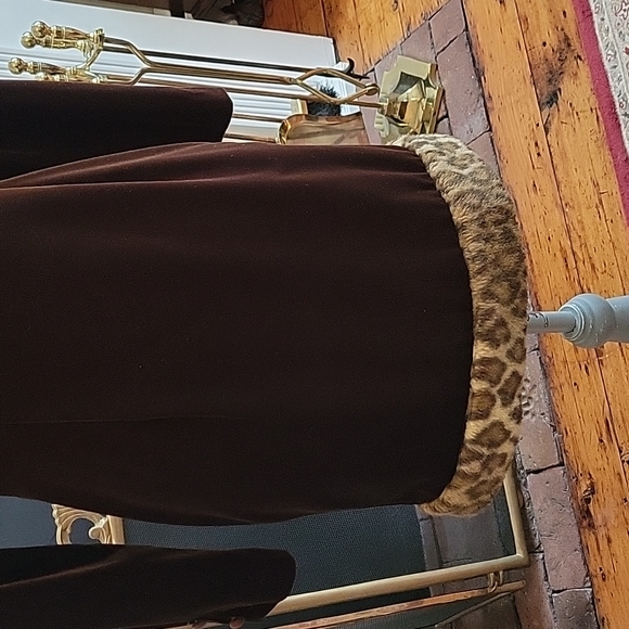 Vintage Xanadu Velvet Dress - Picture 3 of 8